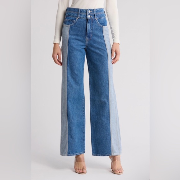 Veronica Beard Denim - Veronica Beard ‘Taylor High Waist Wide Leg Jeans’